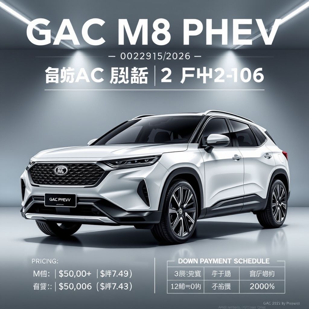 เจาะลึก GAC M8 PHEV 20252026 ทั้งดีไซน์และราคา ตารางผ่อนดาวน์